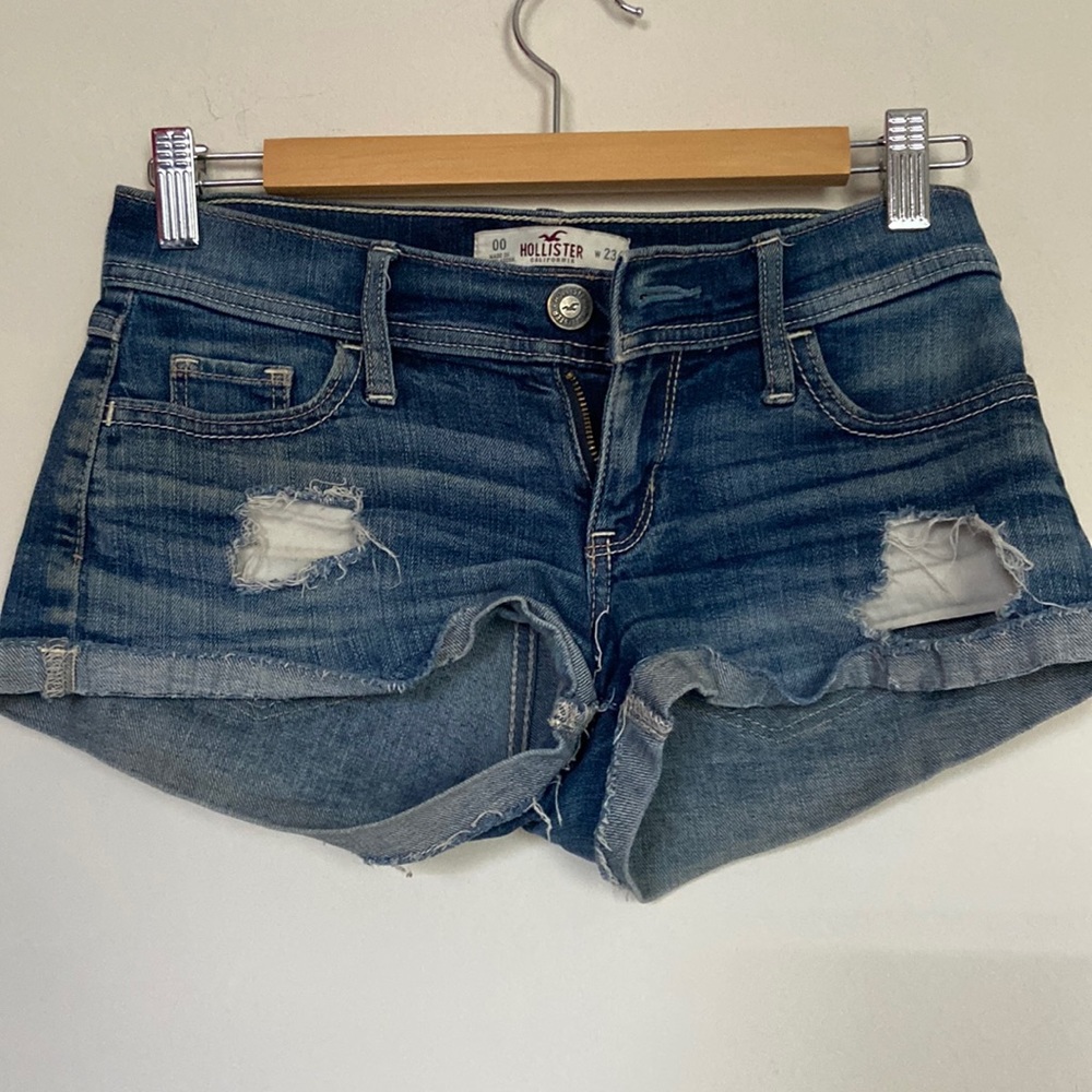 Hollister jean shorts